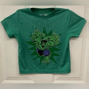 Marvel Green Hulk Graphic Tee - Kids Short Sleeve